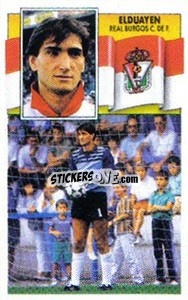 Sticker 2 Elduayen (Burgos) - Liga Spagnola 1990-1991
 - Colecciones ESTE