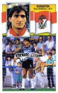 Cromo 2 Elduayen (Burgos) - Liga Spagnola 1990-1991
 - Colecciones ESTE