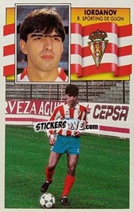 Cromo 24 Iordanov (Sporting) - Liga Spagnola 1990-1991
 - Colecciones ESTE