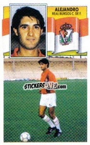 Sticker 27 Alejandro (Burgos) - Liga Spagnola 1990-1991
 - Colecciones ESTE