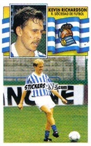 Sticker 30 Richardson (Real Socieedad) - Liga Spagnola 1990-1991
 - Colecciones ESTE