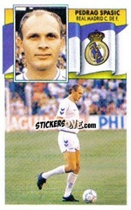 Sticker 33 Spasic (Real Madrid) - Liga Spagnola 1990-1991
 n. 429 - Colecciones ESTE