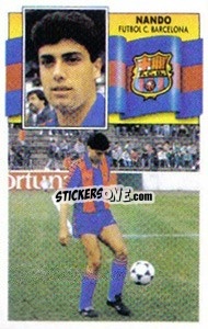Sticker 34 Nando (Barcelona) - Liga Spagnola 1990-1991
 - Colecciones ESTE