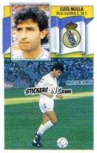Sticker 35 Milla (Real Madrid) - Liga Spagnola 1990-1991
 n. 431 - Colecciones ESTE