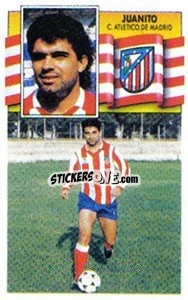 Sticker 4 Juanito (Atletico Madrid) - Liga Spagnola 1990-1991
 n. 398 - Colecciones ESTE