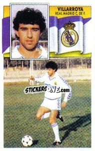 Sticker 5 Villarroya (Real Madrid) - Liga Spagnola 1990-1991
 - Colecciones ESTE