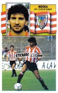 Sticker 8 Moska (Athletic Bilbao) - Liga Spagnola 1990-1991
 - Colecciones ESTE
