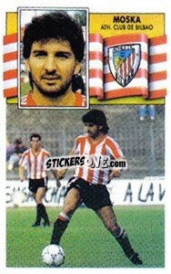 Sticker 8 Moska (Athletic Bilbao) - Liga Spagnola 1990-1991
 n. 403 - Colecciones ESTE
