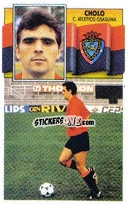 Sticker 9 Cholo (Osasuna) - Liga Spagnola 1990-1991
 n. 404 - Colecciones ESTE