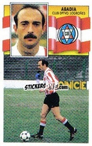Cromo Abadía - Liga Spagnola 1990-1991
 - Colecciones ESTE