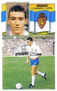 Cromo Aguado (coloca) - Liga Spagnola 1990-1991
 - Colecciones ESTE