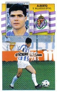 Cromo Alberto - Liga Spagnola 1990-1991
 - Colecciones ESTE