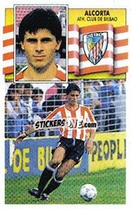Sticker Alcorta - Liga Spagnola 1990-1991
 - Colecciones ESTE