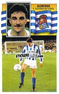 Sticker Aldridge - Liga Spagnola 1990-1991
 - Colecciones ESTE