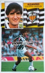 Figurina Alejandro - Liga Spagnola 1990-1991
 - Colecciones ESTE