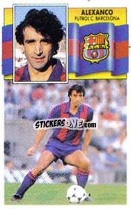 Sticker Alexanco - Liga Spagnola 1990-1991
 - Colecciones ESTE
