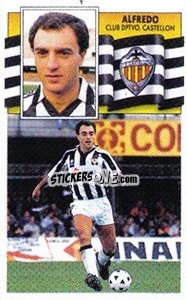 Sticker Alfredo - Liga Spagnola 1990-1991
 - Colecciones ESTE
