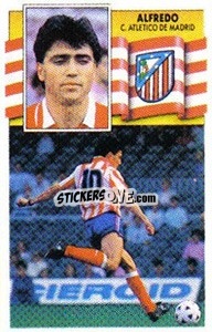 Sticker Alfredo - Liga Spagnola 1990-1991
 - Colecciones ESTE