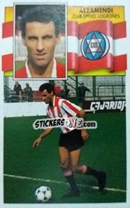 Sticker Alzamendi - Liga Spagnola 1990-1991
 - Colecciones ESTE