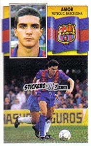 Sticker Amor - Liga Spagnola 1990-1991
 n. 12 - Colecciones ESTE