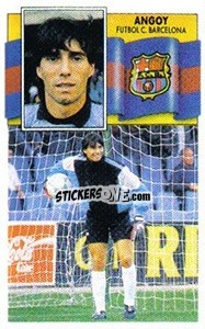 Cromo Angoy (coloca) - Liga Spagnola 1990-1991
 - Colecciones ESTE