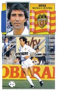Cromo Arias - Liga Spagnola 1990-1991
 - Colecciones ESTE