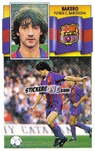 Sticker Bakero - Liga Spagnola 1990-1991
 n. 17 - Colecciones ESTE