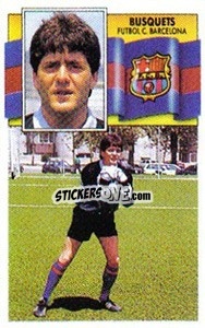 Sticker Busquets (coloca) - Liga Spagnola 1990-1991
 - Colecciones ESTE