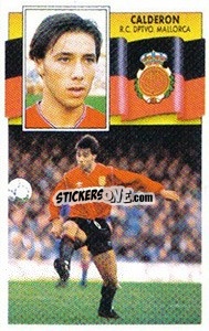 Sticker Calderón - Liga Spagnola 1990-1991
 - Colecciones ESTE