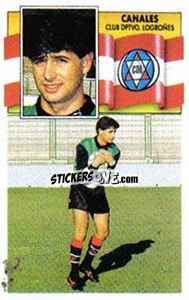 Sticker Canales - Liga Spagnola 1990-1991
 - Colecciones ESTE