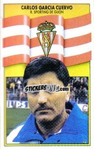 Sticker Carlos Garcia Cuervo (Entrenador) - Liga Spagnola 1990-1991
 - Colecciones ESTE