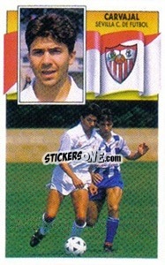 Sticker Carvajal - Liga Spagnola 1990-1991
 - Colecciones ESTE