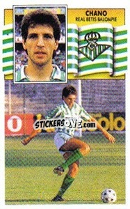 Sticker Chano - Liga Spagnola 1990-1991
 - Colecciones ESTE