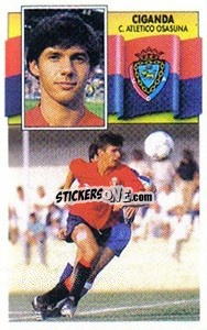 Sticker Ciganda - Liga Spagnola 1990-1991
 - Colecciones ESTE