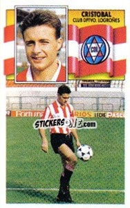 Sticker Cristóbal - Liga Spagnola 1990-1991
 n. 167 - Colecciones ESTE