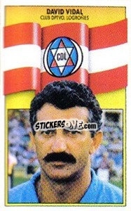 Sticker David Vidal (Entrenador) - Liga Spagnola 1990-1991
 - Colecciones ESTE