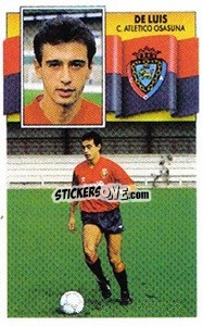 Cromo De Luis - Liga Spagnola 1990-1991
 - Colecciones ESTE