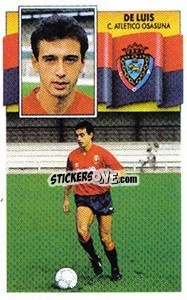 Sticker De Luis - Liga Spagnola 1990-1991
 n. 245 - Colecciones ESTE