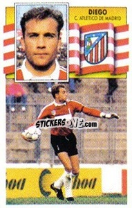 Sticker Diego - Liga Spagnola 1990-1991
 n. 184 - Colecciones ESTE