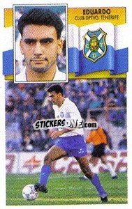 Sticker Eduardo - Liga Spagnola 1990-1991
 - Colecciones ESTE