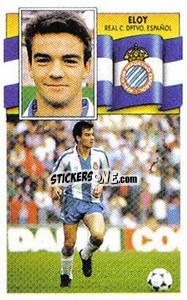Sticker Eloy - Liga Spagnola 1990-1991
 n. 124 - Colecciones ESTE