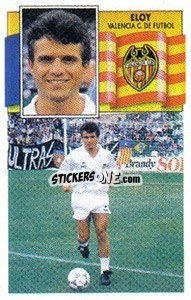 Sticker Eloy - Liga Spagnola 1990-1991
 - Colecciones ESTE