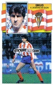 Cromo Emilio - Liga Spagnola 1990-1991
 - Colecciones ESTE