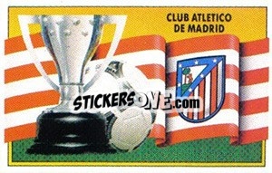 Sticker Escudo y bandera - Liga Spagnola 1990-1991
 - Colecciones ESTE