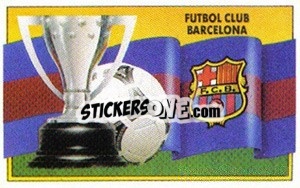 Sticker Escudo y bandera - Liga Spagnola 1990-1991
 - Colecciones ESTE