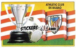 Sticker Escudo y bandera - Liga Spagnola 1990-1991
 n. 42 - Colecciones ESTE