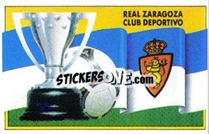 Cromo Escudo y bandera - Liga Spagnola 1990-1991
 - Colecciones ESTE