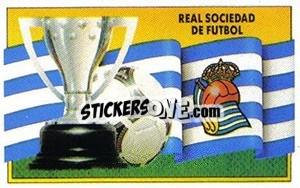 Cromo Escudo y bandera - Liga Spagnola 1990-1991
 - Colecciones ESTE