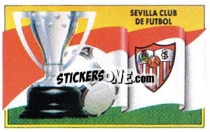 Cromo Escudo y bandera - Liga Spagnola 1990-1991
 - Colecciones ESTE