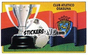 Sticker Escudo y bandera - Liga Spagnola 1990-1991
 - Colecciones ESTE